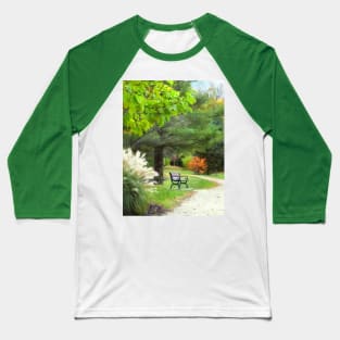 Ornamental Grass in Autumn Park Baseball T-Shirt